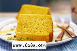 豐收的秋天黃橙橙的‘南瓜戚風(fēng)的做法 豐收的秋天黃橙橙的‘南瓜戚風(fēng)的做法