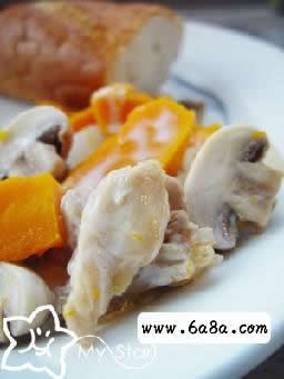 奶油南瓜雞的做法 奶油南瓜雞的做法