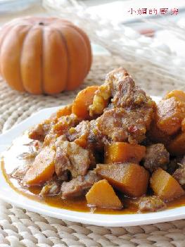 豉香南瓜燜排骨的做法 豉香南瓜燜排骨的做法