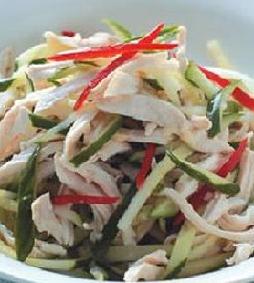 雞絲拌黃瓜絲的做法 雞絲拌黃瓜絲的做法