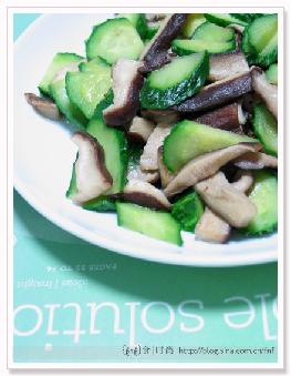 清炒香菇黃瓜的做法 清炒香菇黃瓜的做法