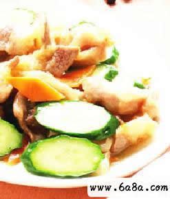 小黃瓜肉片的做法 小黃瓜肉片的做法