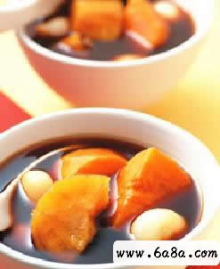 黑糖姜汁地瓜湯的做法 黑糖姜汁地瓜湯的做法