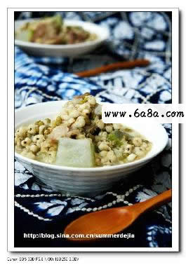 排骨冬瓜薏仁綠豆湯的做法 排骨冬瓜薏仁綠豆湯的做法