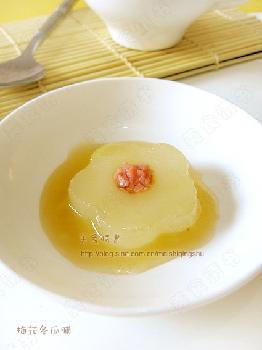 梅花冬瓜脯的做法 梅花冬瓜脯的做法