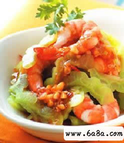 苦瓜拌鳳蝦的做法 苦瓜拌鳳蝦的做法