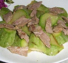 苦瓜炒薄肉片的做法 苦瓜炒薄肉片的做法