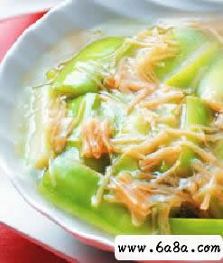 干貝燴絲瓜的做法 干貝燴絲瓜的做法