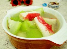 瓠子蟹棒湯的做法 瓠子蟹棒湯的做法