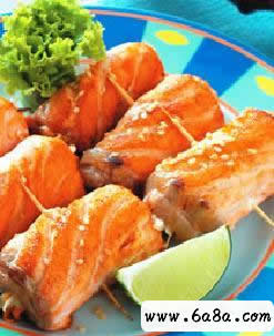 蒜香鮭魚捲的做法 蒜香鮭魚捲的做法