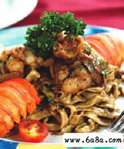 牛肝菌蝦菇香料寬面的做法 牛肝菌蝦菇香料寬面的做法