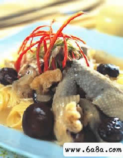 香菇竹笙雞燴中華面的做法 香菇竹笙雞燴中華面的做法