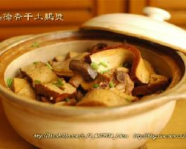 馬橋香干土雞煲的做法 馬橋香干土雞煲的做法