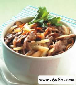 香菇牛肉丼的做法 香菇牛肉丼的做法