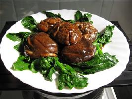 蠔油冬菇芥藍菜的做法 蠔油冬菇芥藍菜的做法