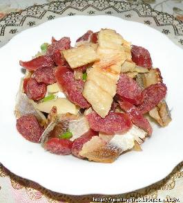 臘魚蒸臘腸的做法 臘魚蒸臘腸的做法