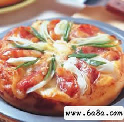青蒜香腸披薩的做法 青蒜香腸披薩的做法