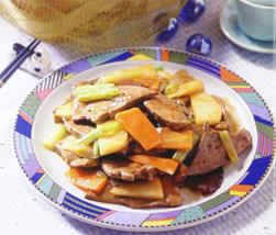 炒肝片的做法 炒肝片的做法