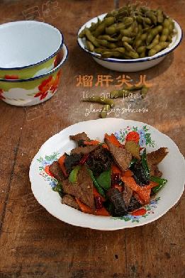 溜肝尖兒的做法 溜肝尖兒的做法