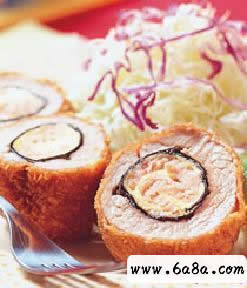 玉子海苔豬排捲的做法 玉子海苔豬排捲的做法