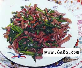 枸杞羊腰炒韭菜的做法 枸杞羊腰炒韭菜的做法