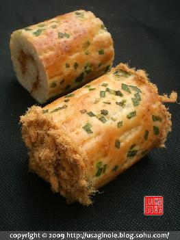 早餐蔥香肉松卷的做法 早餐蔥香肉松卷的做法