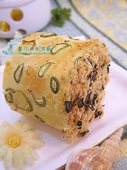 香蔥肉松面包卷的做法 香蔥肉松面包卷的做法
