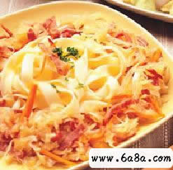 培根酸菜醬的做法 培根酸菜醬的做法