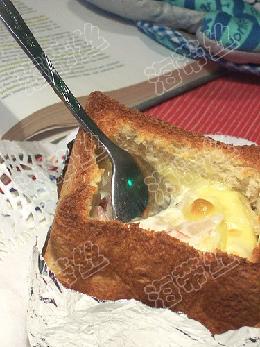 白醬雜菜焗土司盒的做法 白醬雜菜焗土司盒的做法