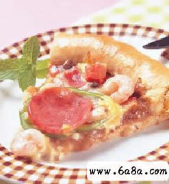 海陸豪華披薩的做法 海陸豪華披薩的做法