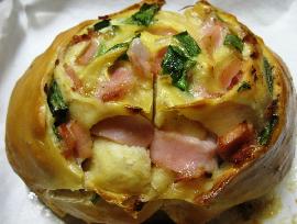 蔥香培根面包的做法 蔥香培根面包的做法