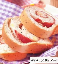 香料培根土司的做法 香料培根土司的做法