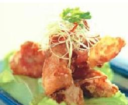 油炸培根雞肉卷的做法 油炸培根雞肉卷的做法