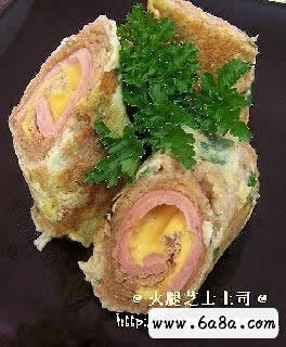 火腿芝士土司的做法 火腿芝士土司的做法