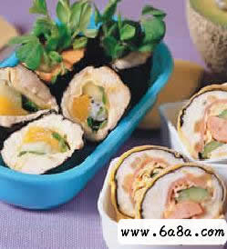 壽司三明治的做法 壽司三明治的做法