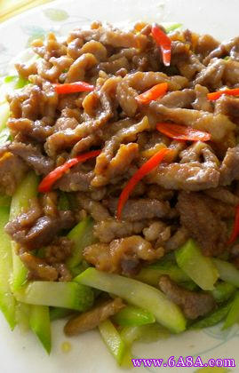 西葫蘆炒肉絲的做法 西葫蘆炒肉絲的做法