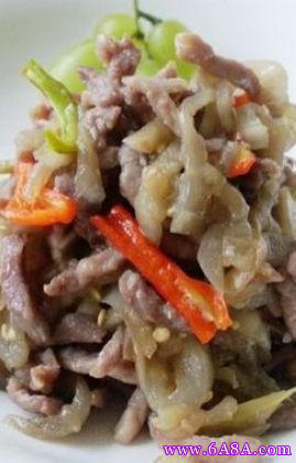 茄子肉絲的做法 茄子肉絲的做法