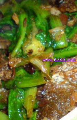 豆豉油麥菜的做法 豆豉油麥菜的做法