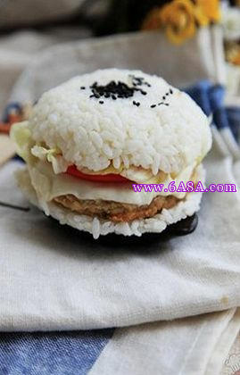 米漢堡的做法 米漢堡的做法