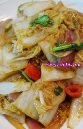 大醬炒大白菜的做法 大醬炒大白菜的做法