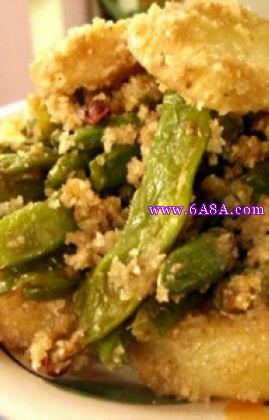 粉蒸豆角的做法 粉蒸豆角的做法