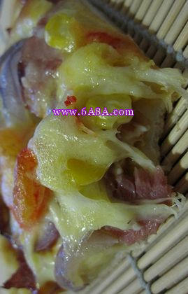 美味鮮蝦培根披薩的做法 美味鮮蝦培根披薩的做法