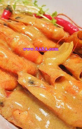 泰式咖喱蝦的做法 泰式咖喱蝦的做法