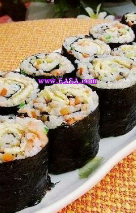 海苔炒飯卷的做法 海苔炒飯卷的做法