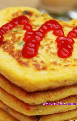 心型煎蛋餅的做法 心型煎蛋餅的做法