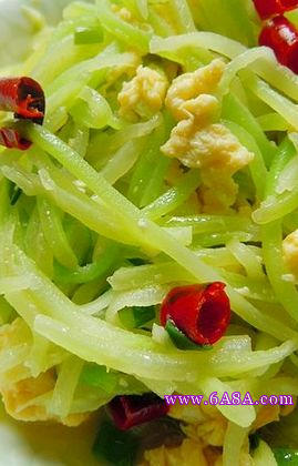 萵筍炒雞蛋的做法 萵筍炒雞蛋的做法