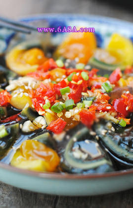 剁椒皮蛋的做法 剁椒皮蛋的做法