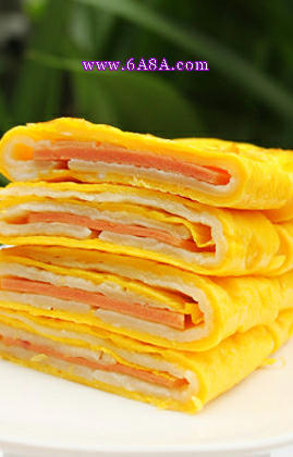 火腿雞蛋卷的做法 火腿雞蛋卷的做法