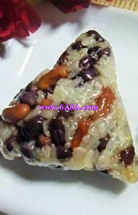 紅豆四寶粽的做法 紅豆四寶粽的做法