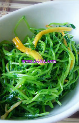 冷拌豆苗的做法 冷拌豆苗的做法